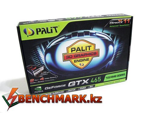 Обзор и тестирование Palit GeForce GTX 465 Dual Fan