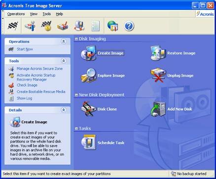 Acronis True Image Server Acronis True Image Server