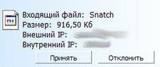 кража ICQ - Snatch крадет ICQ
